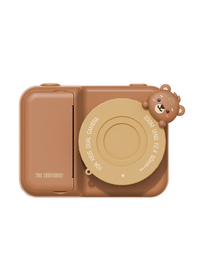 CAMERA WITH BUILT-N PRINTER ZOO PRINT TEDDY BEAR