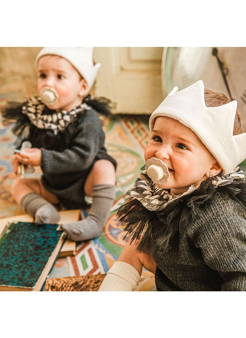 PHYSICAL PACIFIER 2PCS GRAY CORK(0-6M)