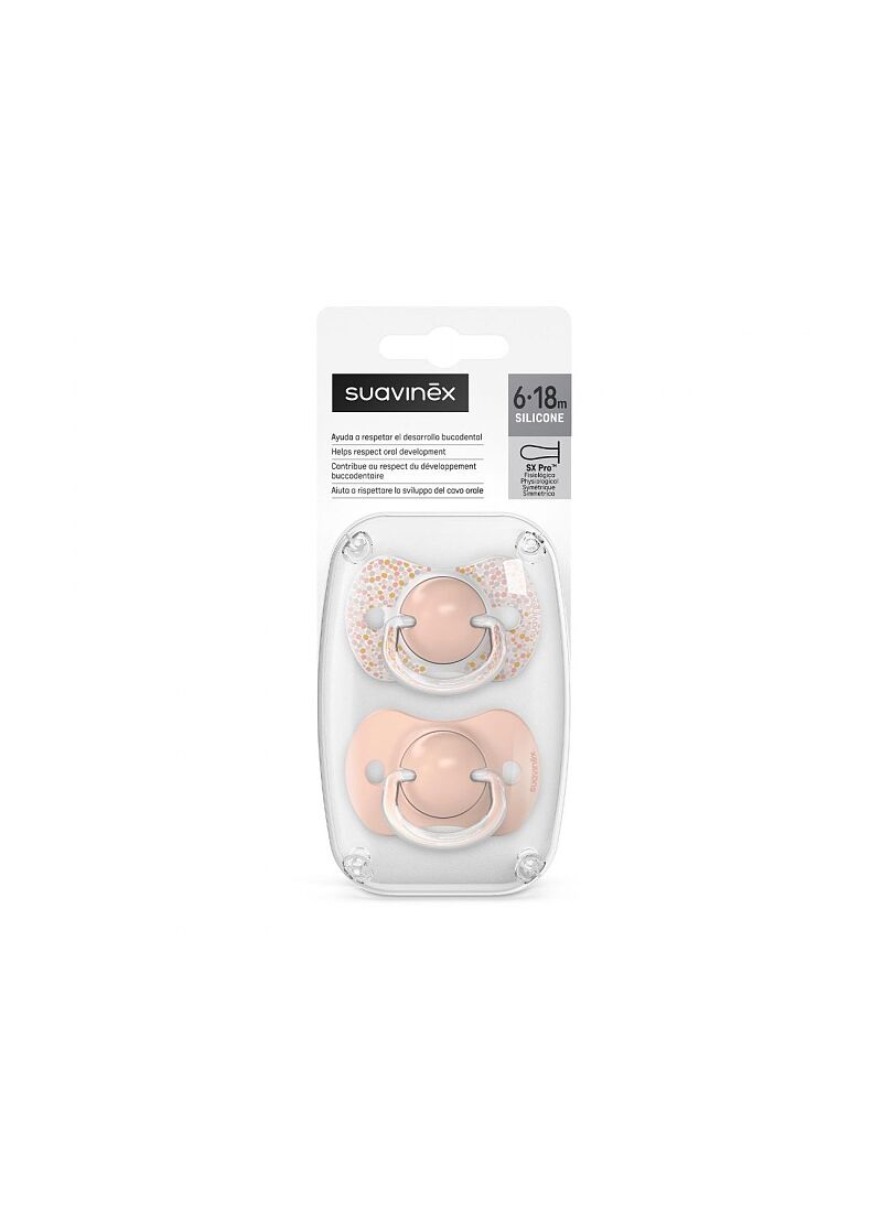 PHYSICAL PACIFIER 2PCS DREAMS PINK(6-18M)