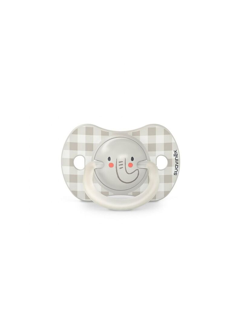 PHYSICAL PACIFIER 2PCS NIGHT&DAY ELEPHANT(6-18M)