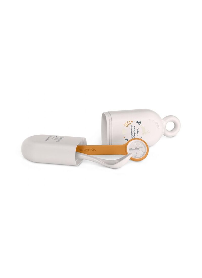 SPOON HOLDER & BIB HOLDER WHITE ORANGE
