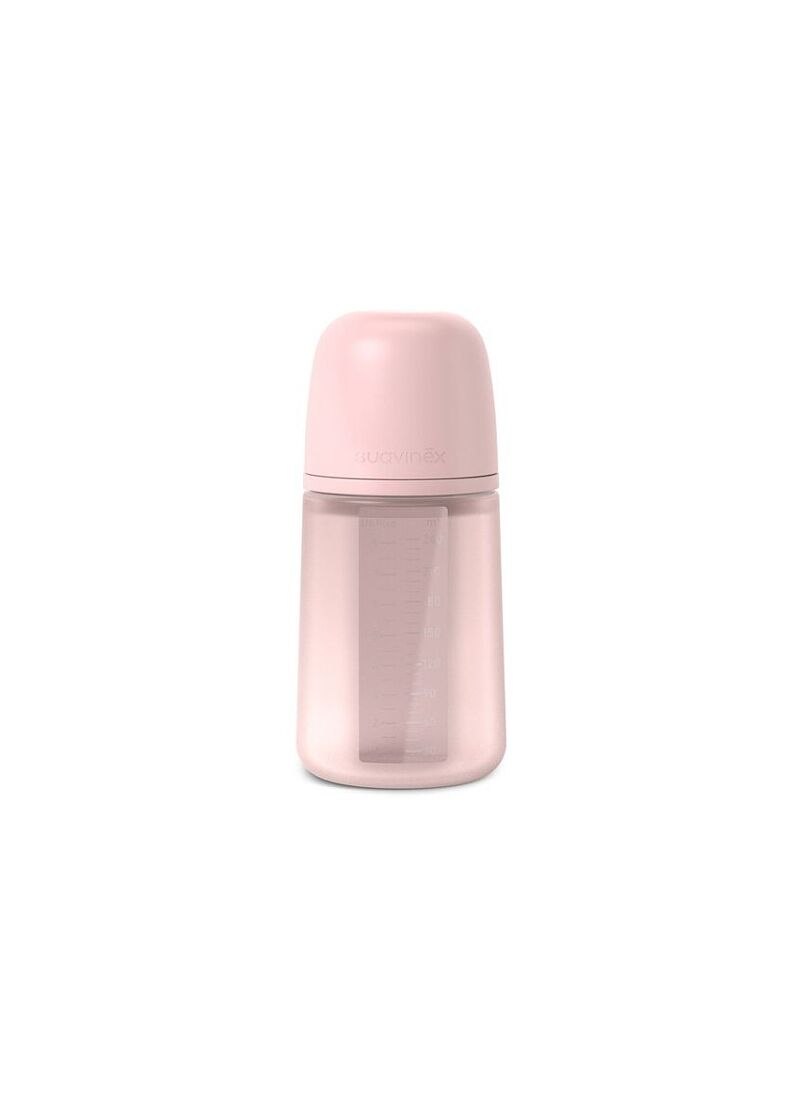 BABY BOTTLE SILICONE 240ML ROSEWATER