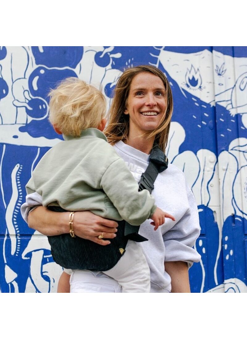 BABY CARRIER FOR TODDLERS CORDUROY BLACK