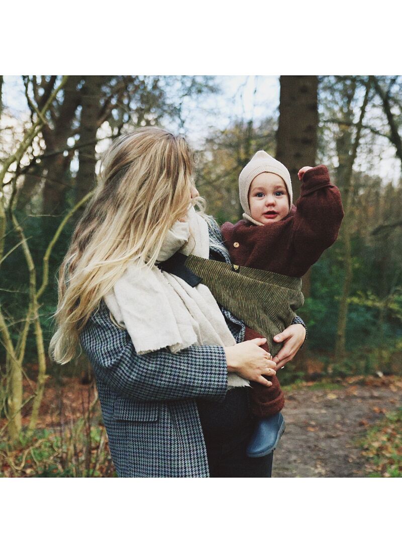 BABY CARRIER FOR TODDLERS CORDUROY OLIVE GREEN