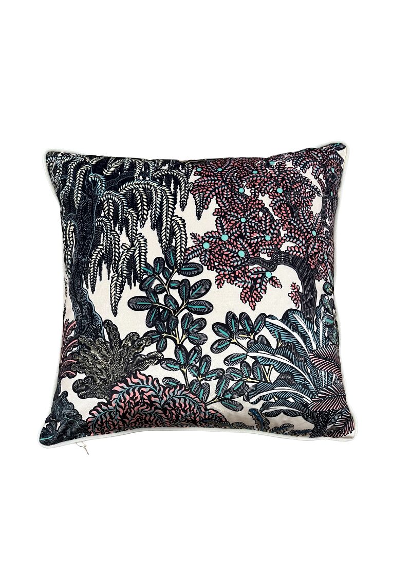 DECORATIVE CUSHION (50x50) JUNGLE ECRU