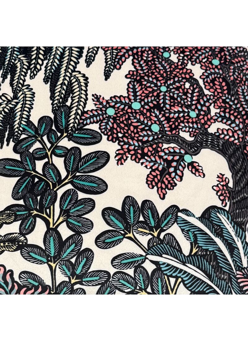 DECORATIVE CUSHION (50x50) JUNGLE ECRU