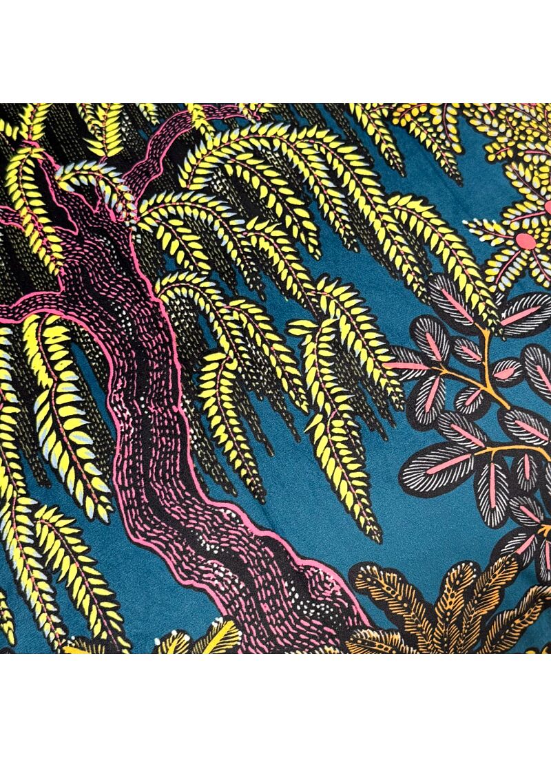 DECORATIVE CUSHION (50x50) JUNGLE BLUE