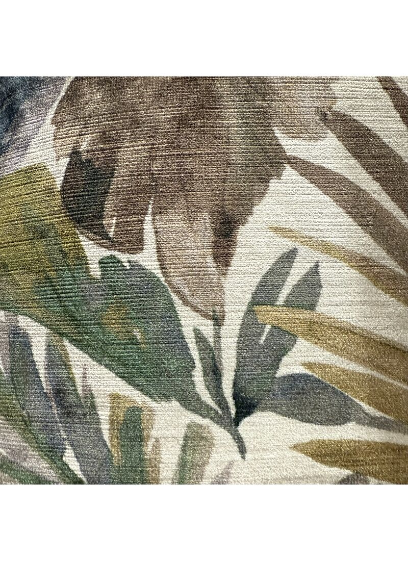 DECORATIVE CUSHION  (50Χ50) FLORAL GREY