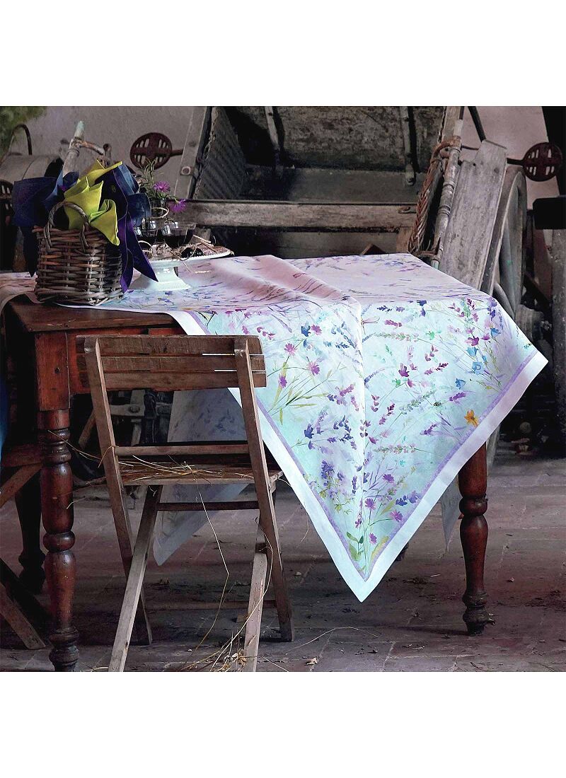 LINEN TABLECLOTH SPIGO (170X170)