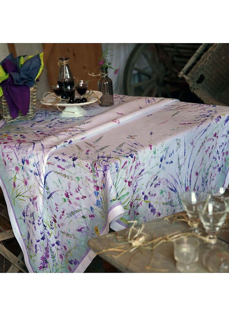 LINEN TABLECLOTH SPIGO (170X170)